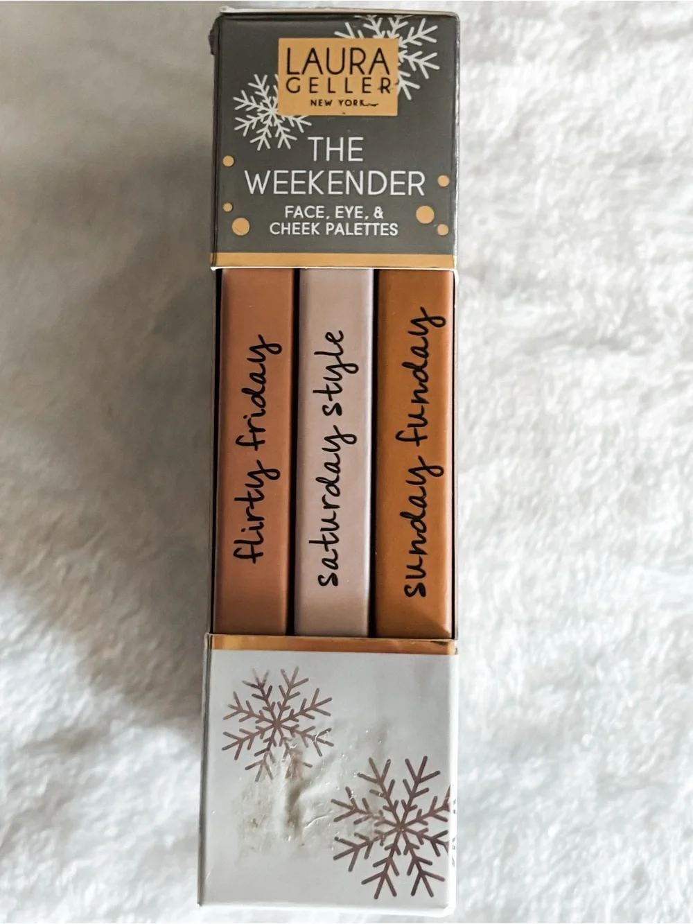 NIB! Laura Geller The Weekender Face, Eye & Cheek Palette